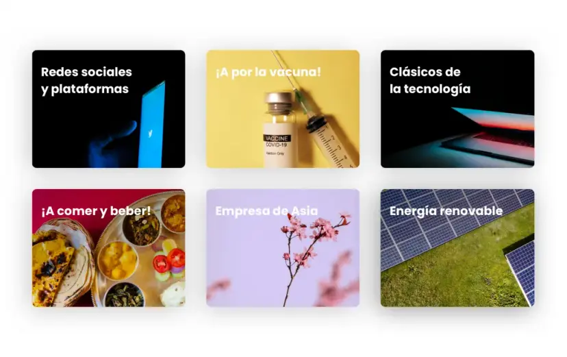 Colecciones de acciones en Ninety Nine